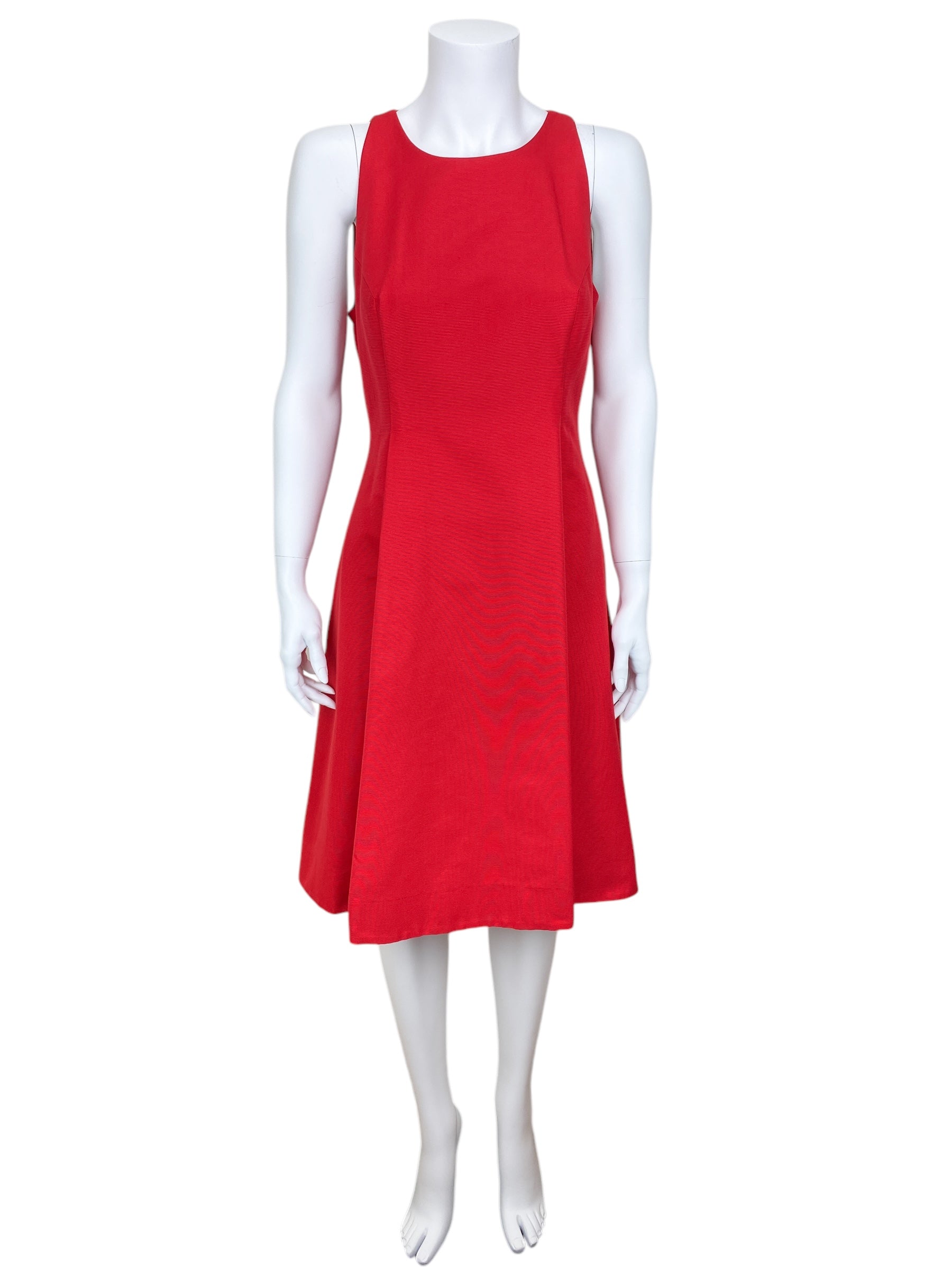 Pre Loved Kate Spade Women s Angelika Party Dress Laquered Red Size 8 Elle Beck