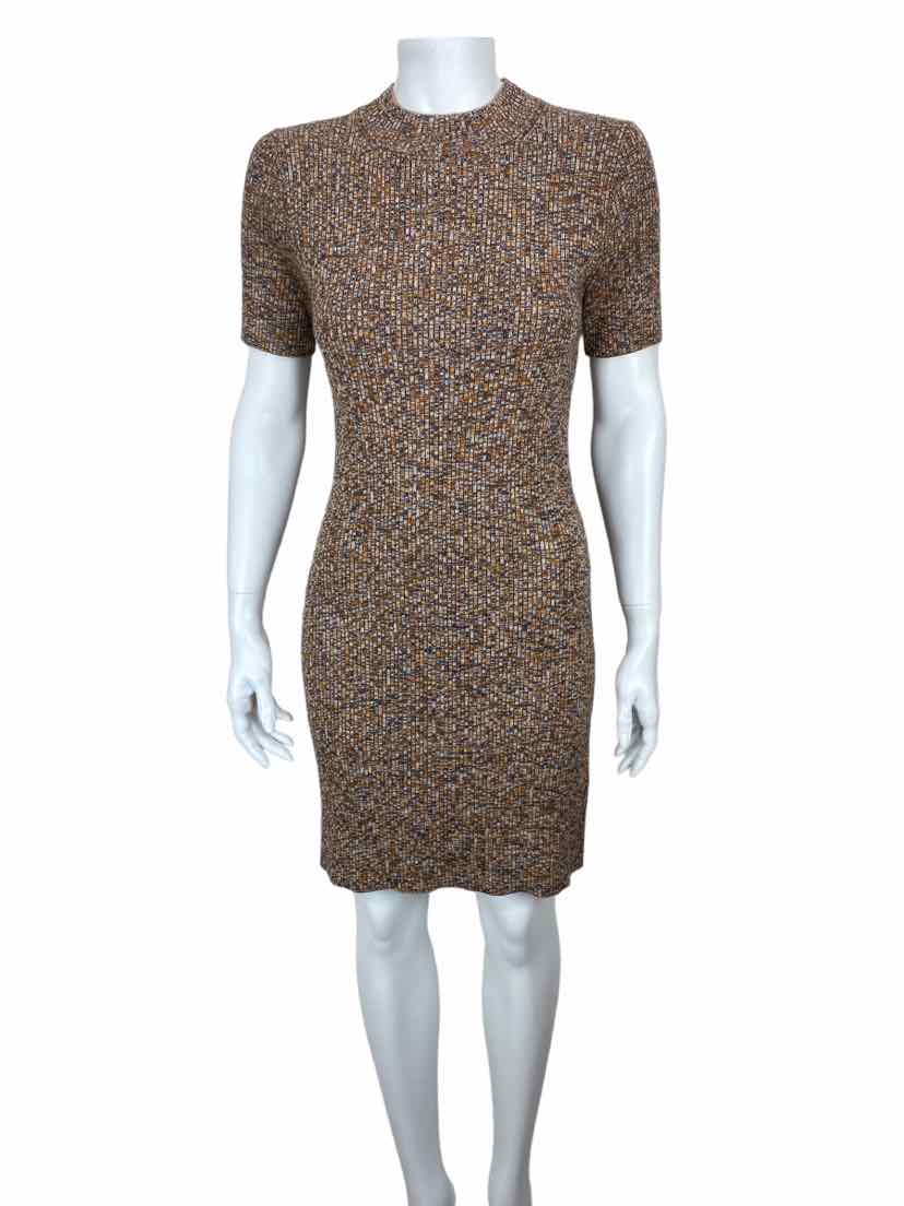 Pre-Loved Madewell Women's Ribbed Sweater Dress Marled Pecan Size S – Elle  & Beck