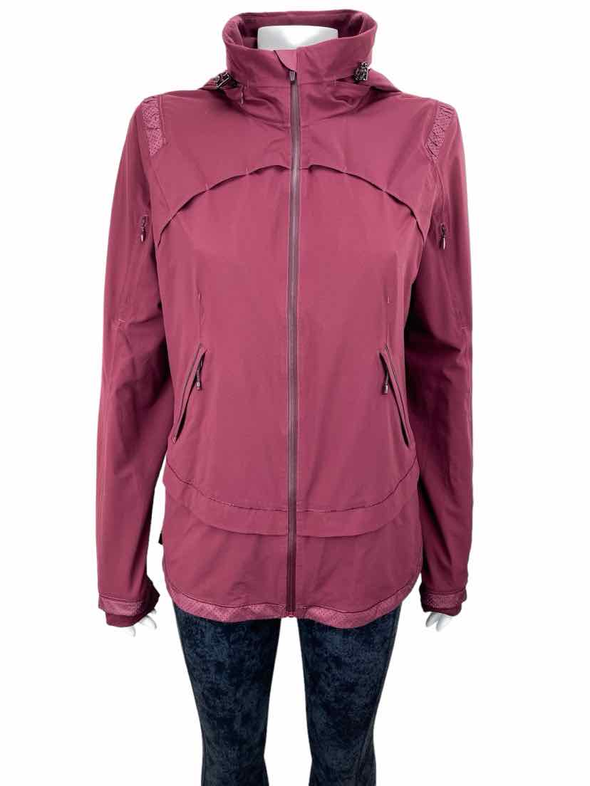 Pre-Loved Lululemon Women's Woven Zip Jacket Wine Size – Elle Beck