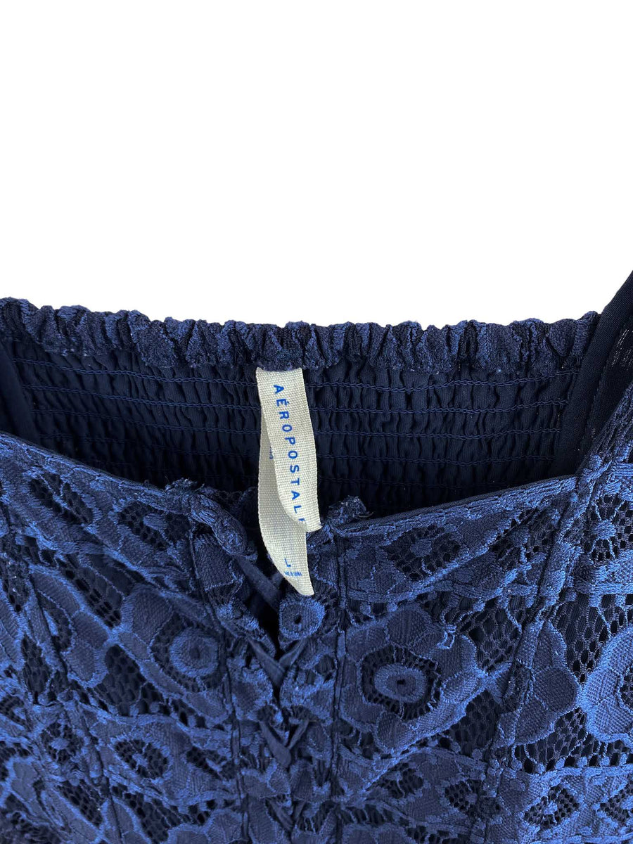 aeropostale blue lace dress aeropostale lace blue dress