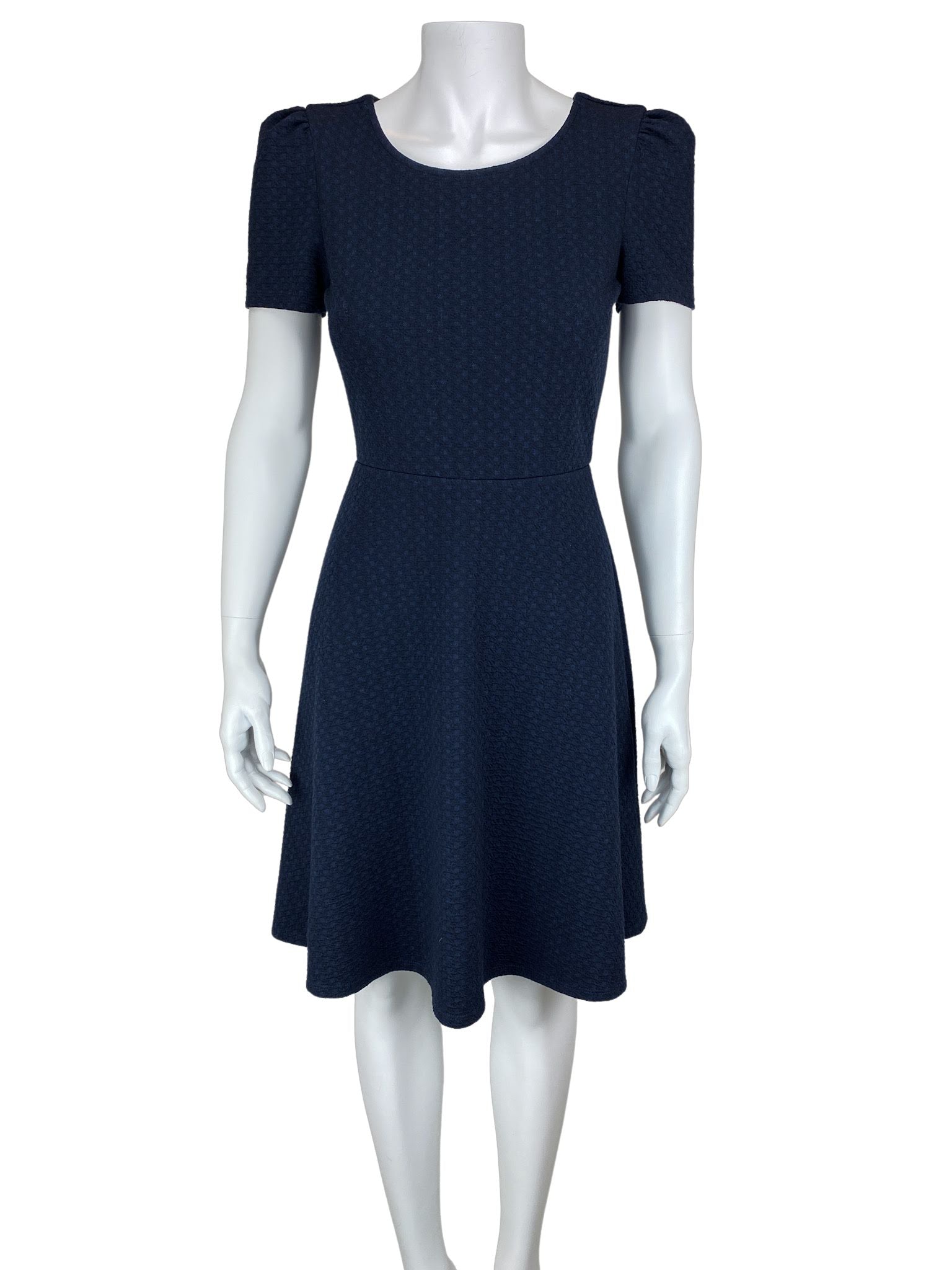 esprit cocktail dress Esprit Cocoa Chiffon Empire Waist Embellished Pin Tucked Cocktail Dress Sz 8 NEW