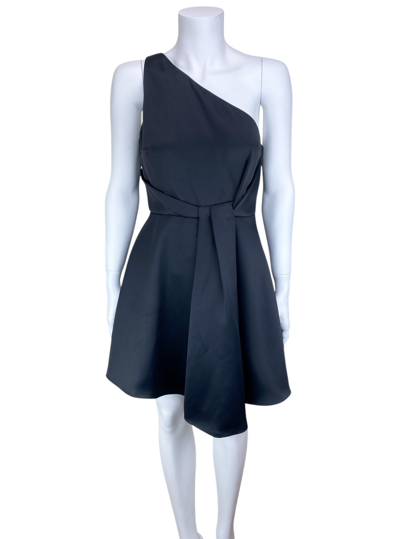 halston heritage satin dress Christa Dress In Satin Halston