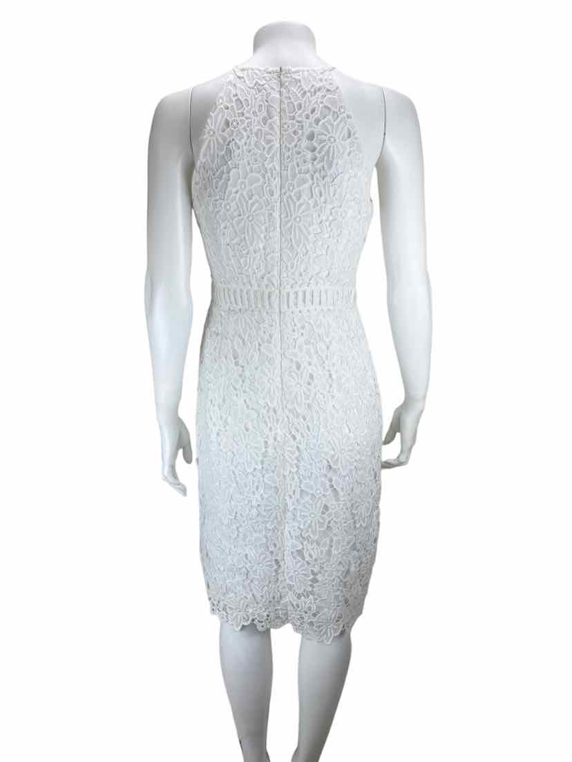 Pre-Loved London Times, Women's Lace Halter Dress, White, Size 4 Elle & Beck Pre-Loved London Times, Women's Lace Halter Dress, White, Size 4 Elle & Beck