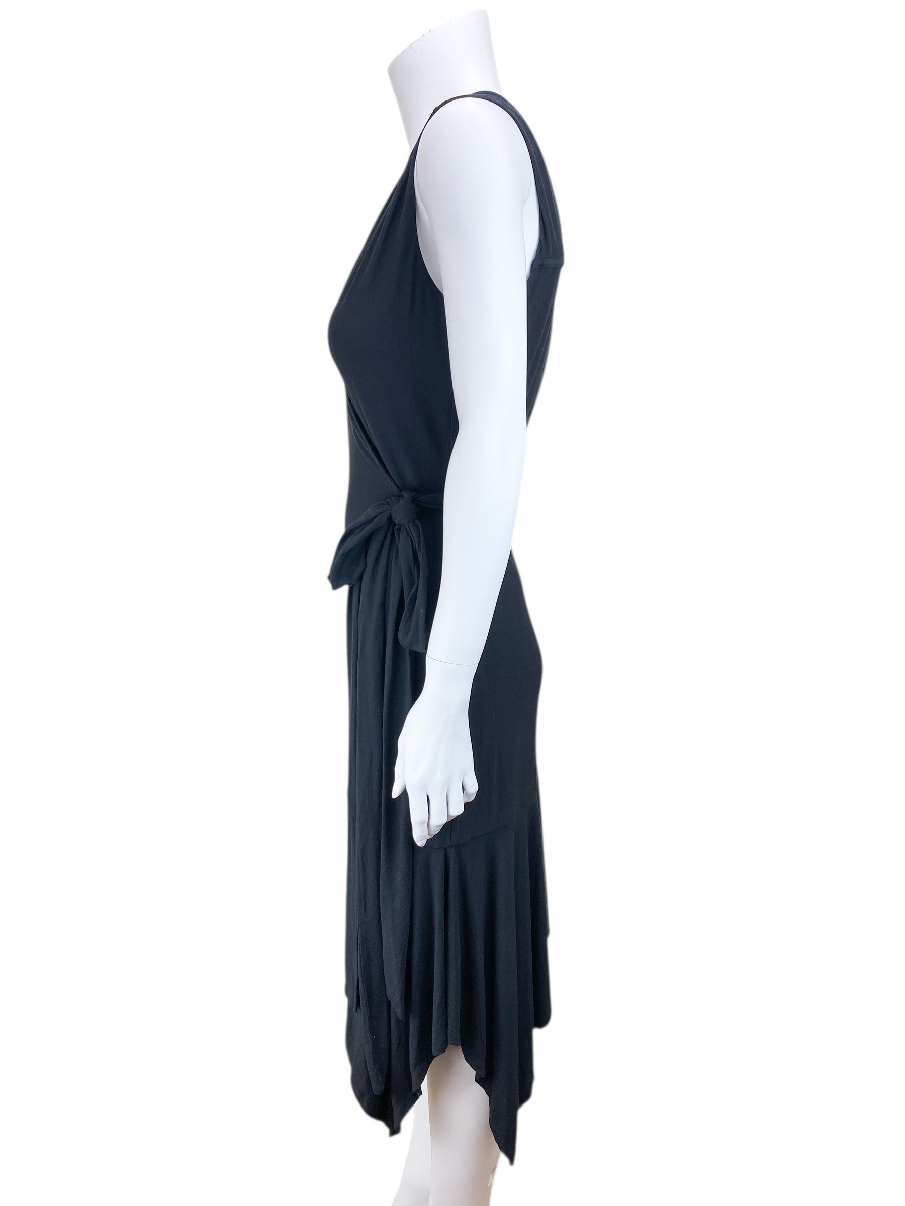 Pre-Loved Athleta Women's Winward Wrap Midi Dress Black Size XS – Elle &  Beck