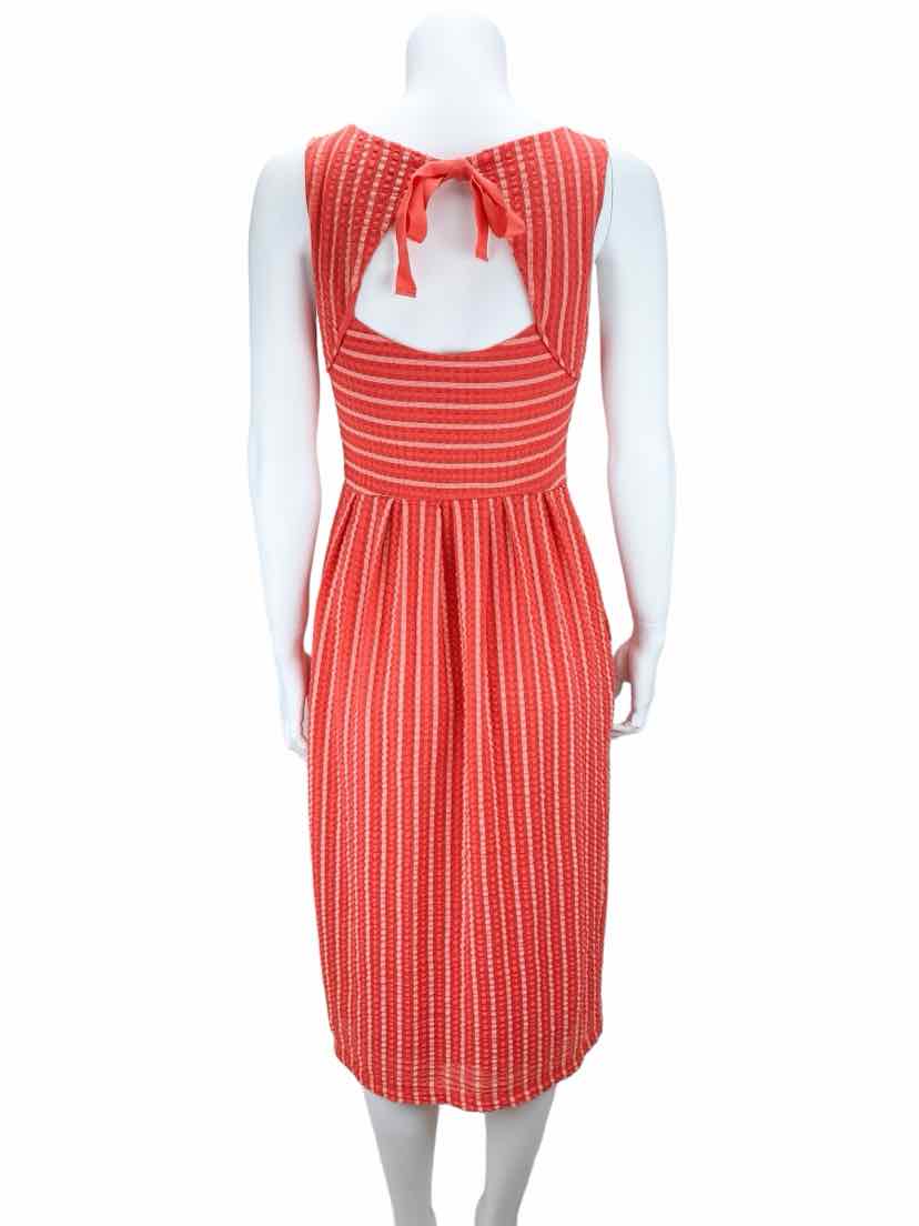 Pre-Loved Anthropologie 9-HI5 StCL Women's Stripe Lace Midi