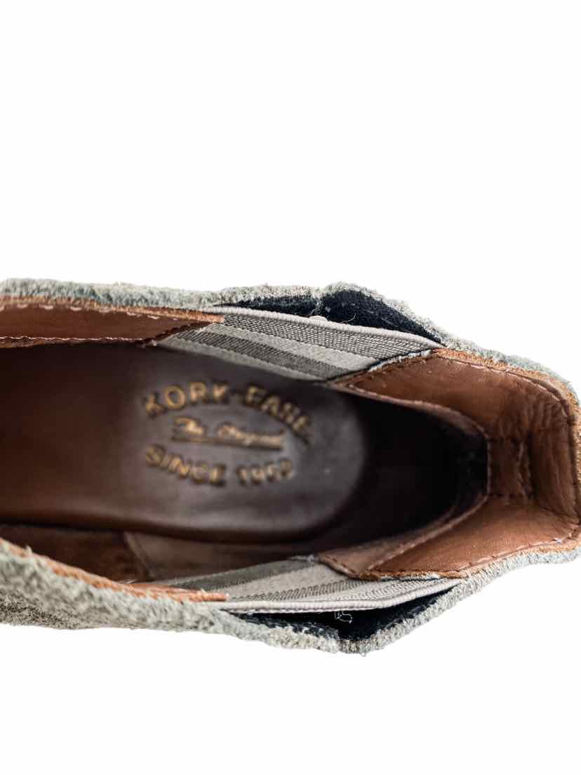 Pre-Loved Kork-Ease Women's Velma Suede Ankle Boots Taupe Size