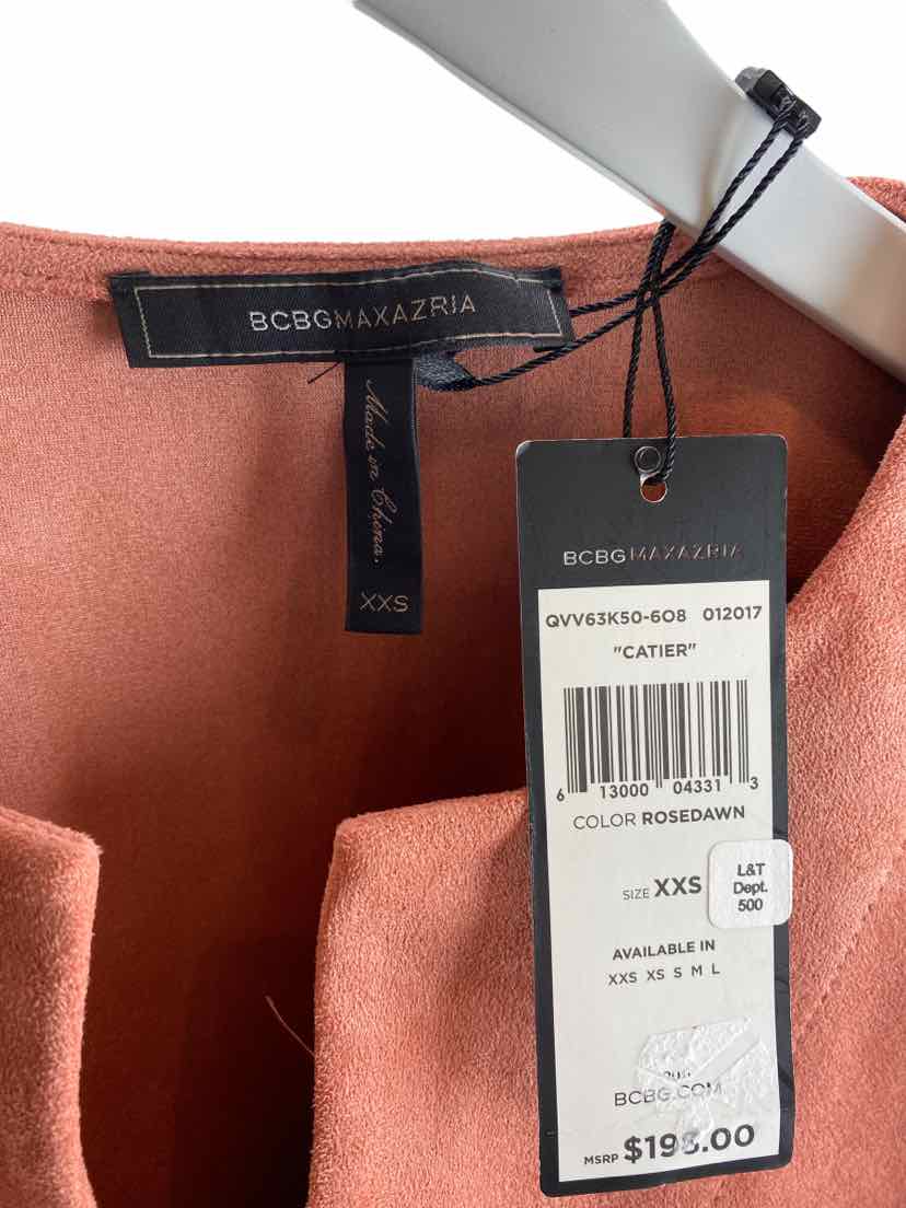 Pre-Loved BCBG MAZAZRIA Women's Catier Faux Suede Dress Rosedawn Size  XXS-XS with Tags – Elle & Beck