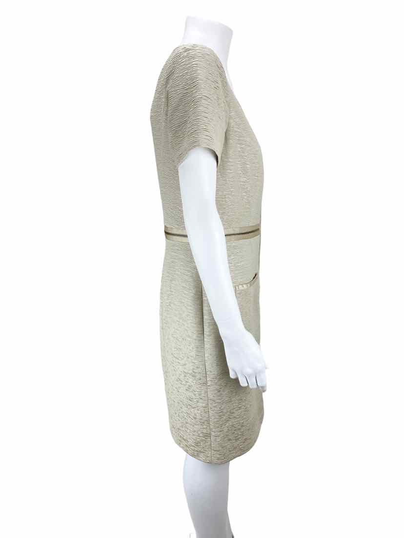 Pre-Loved Marc New York Andrew Marc, Women's Shimmery Crinkle Dress, Pale  Gold, Size 12 – Elle & Beck