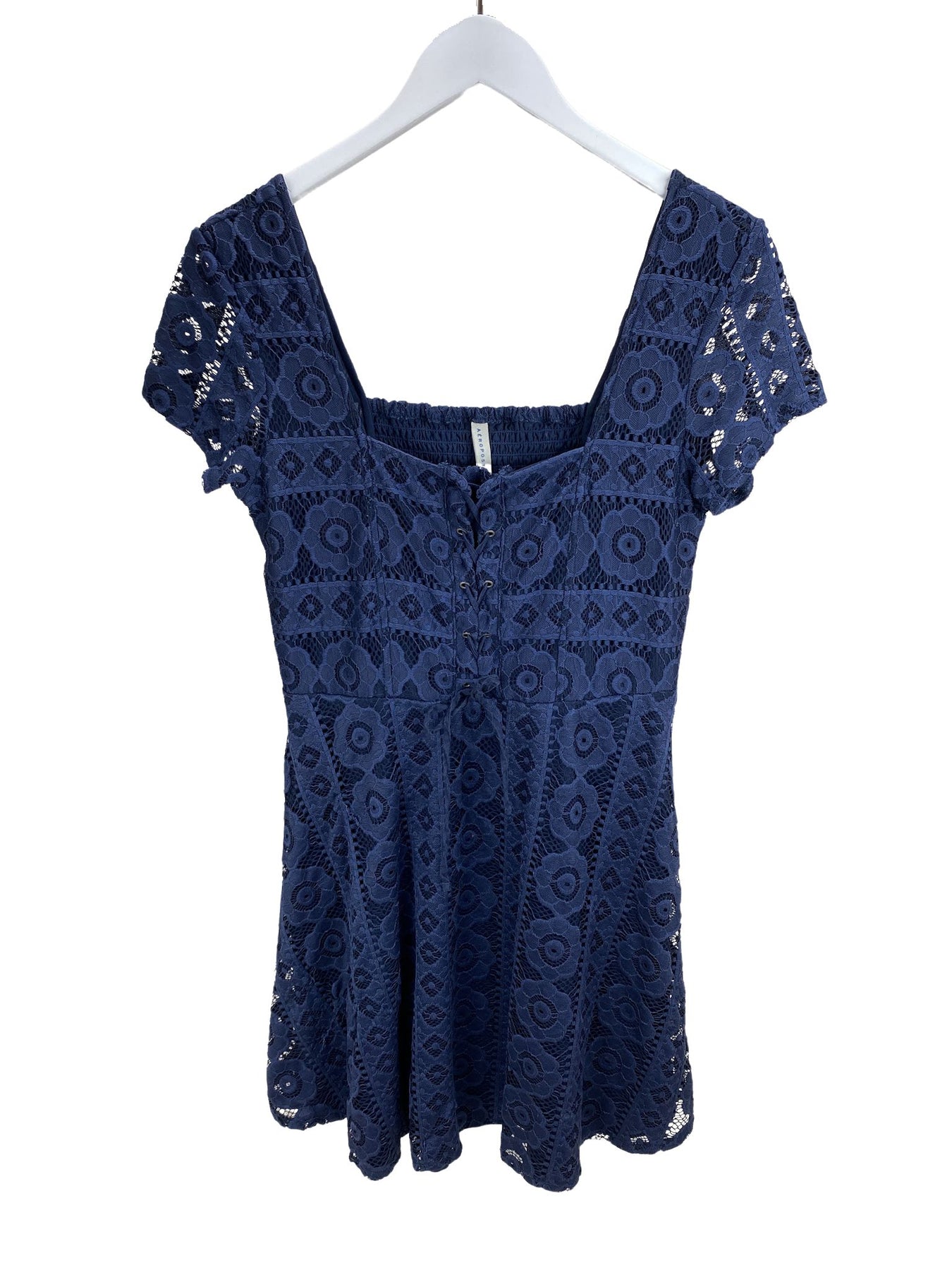 Pre-Loved Aeropostale, Teen Girls' Lace Dress, Navy, Size L Elle & Beck Pre-Loved Aeropostale, Teen Girls' Lace Dress, Navy, Size L Elle & Beck