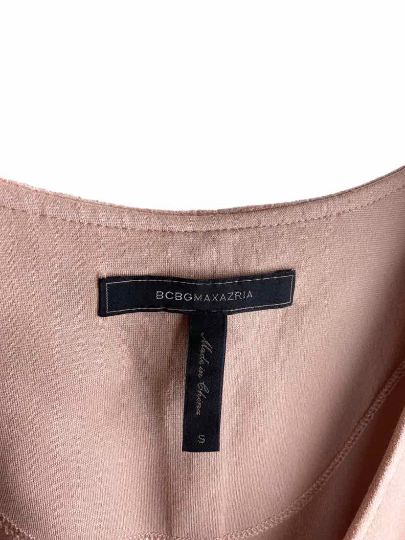 Pre-Loved BCBG MAXAZRIA Women's Malina Faux Suede Sheath Dress Blush Size S  – Elle & Beck
