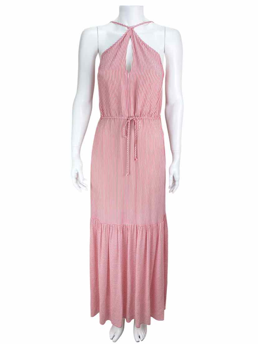 Pre-Loved BCBG MAXAZRIA, Women's Analeigh Striped Maxi Dress, Lipstick Red/White,  Size XS – Elle & Beck