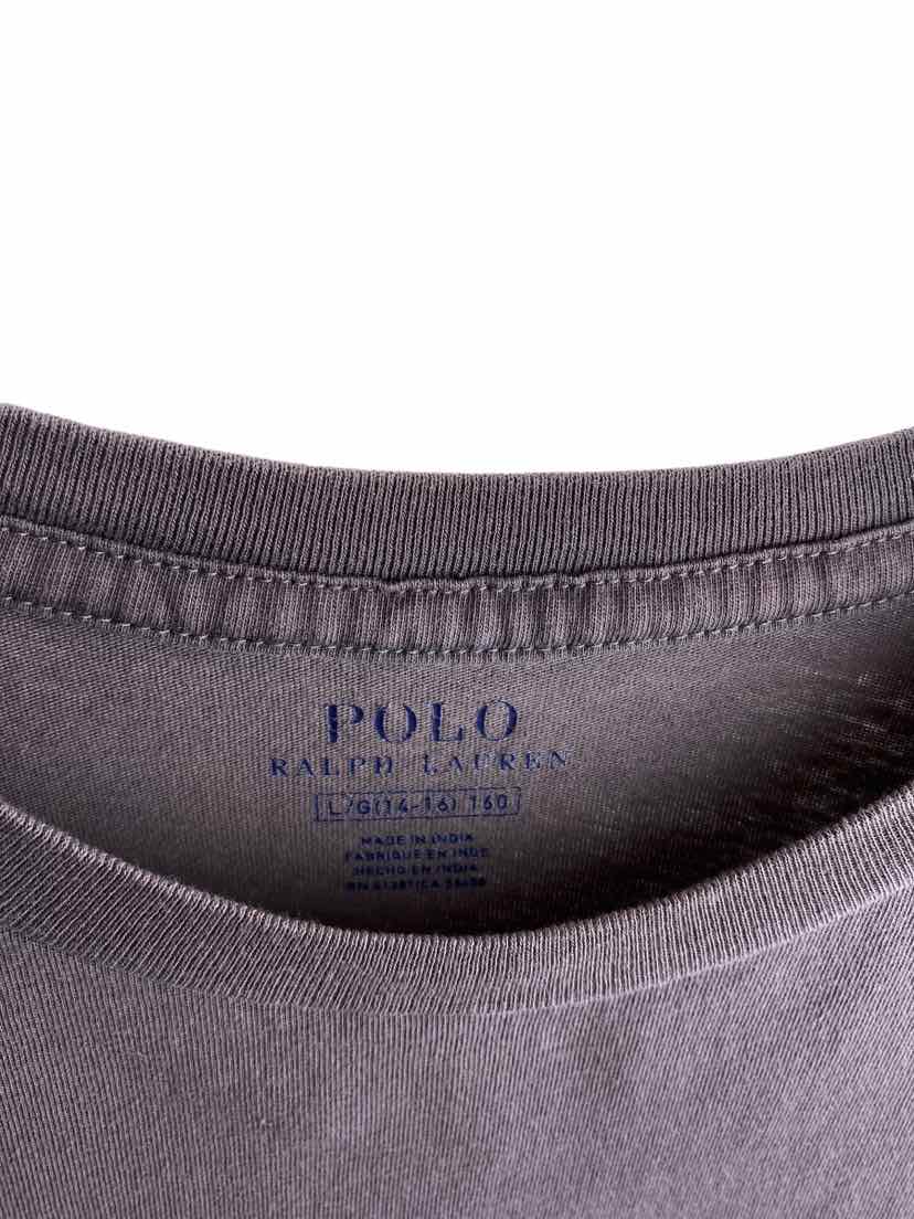 Pre-Loved Polo Ralph Lauren Boys' T-Shirt Grey Size L (14-16) – Elle & Beck