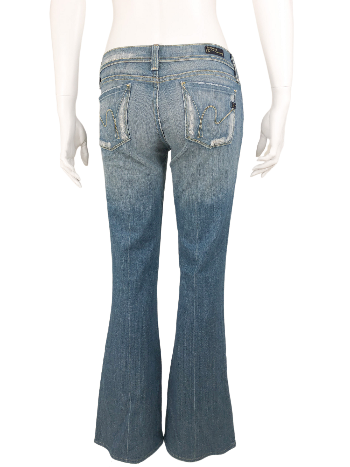 Pre-Loved Citizens of Humanity Ingrid #002 Distressed Flare Jean Pre-Loved Citizens of Humanity Ingrid #002 Distressed Flare Jean