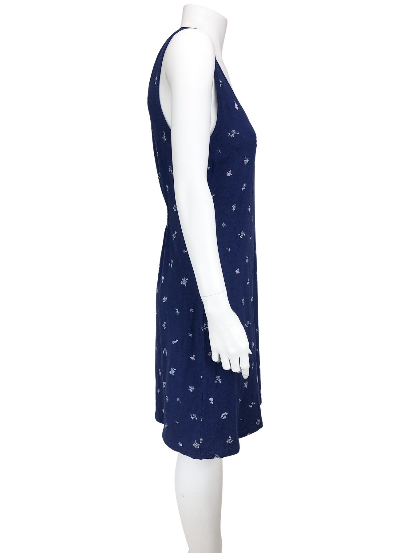 Pre-Loved Lucky Brand, Women's Knit Floral Tank Dress, Light Navy, Size M Elle & Beck Pre-Loved Lucky Brand, Women's Knit Floral Tank Dress, Light Navy, Size M Elle & Beck